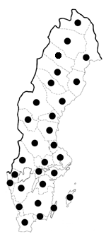 Utbredning i Sverige